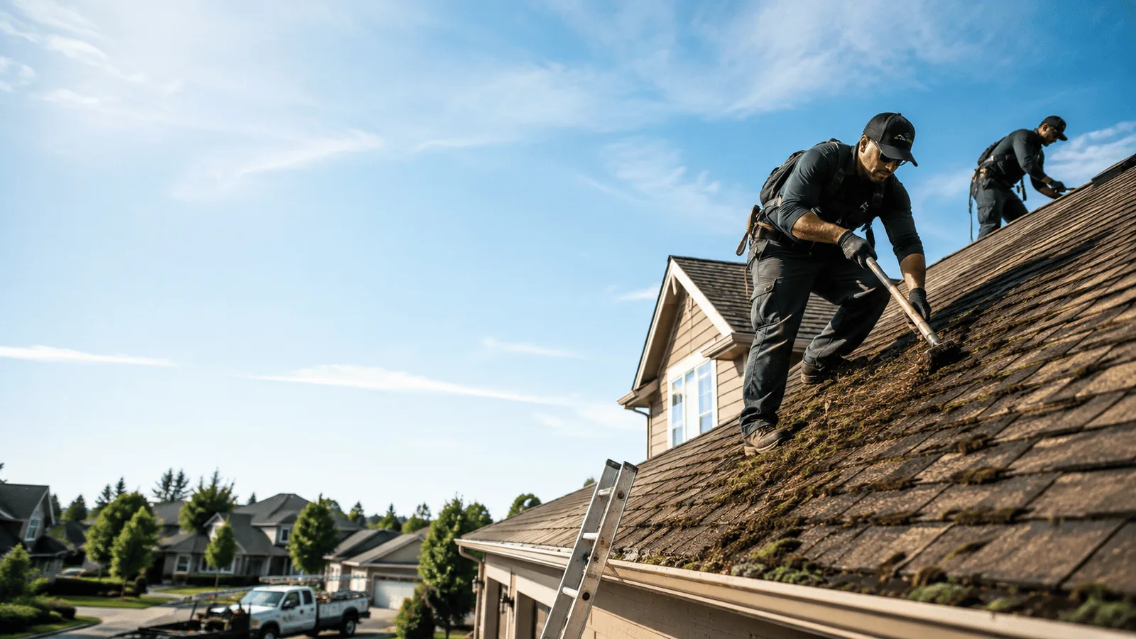 Roof Moss Removal in Canton, OH near me